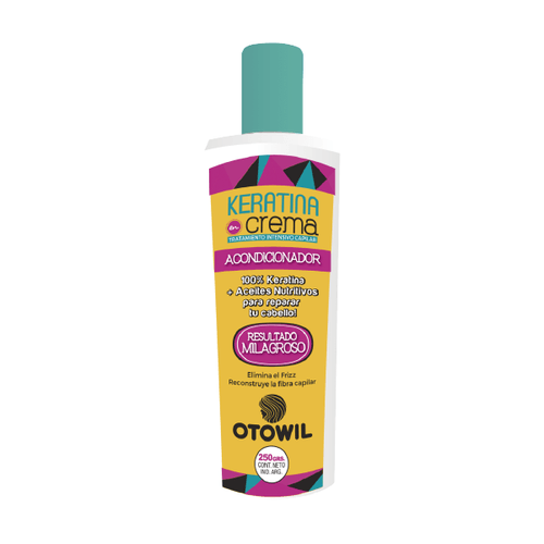 Keratina En Crema Acondicionador Frasco 250ml