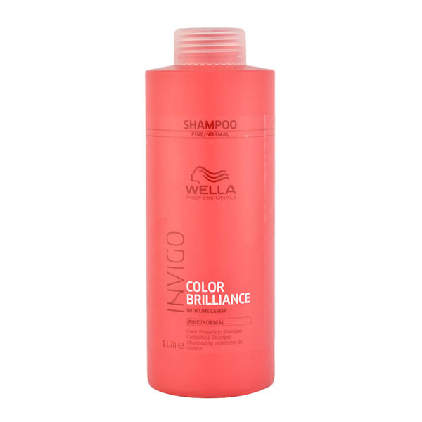 Wella shampoo invigo color brilliance 1000ml para cabellos coloreados