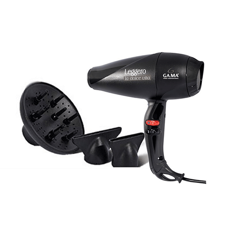 Secador Leggero Ion Black