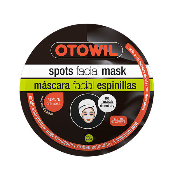 Máscara Facial Espinillas marca Otowil antiimperfecciones