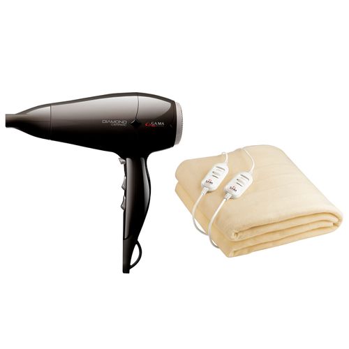 Pack Cama 100% Poly Dob + Secador Diamond Bk