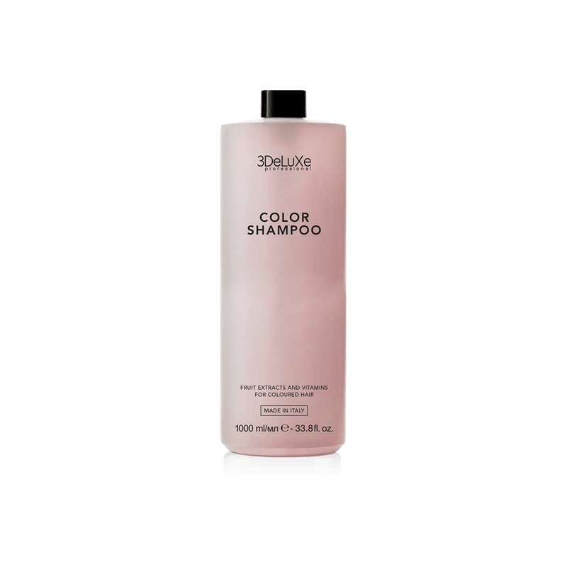 Color Shampoo 1000ml marca 3Deluxe para cabello tinturado