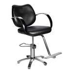 Sillon-Rain-para-peluqueria-color-negro-con-respaldo-apoyabrazos-apoyapies-y-palanca-reguladora-de-altura