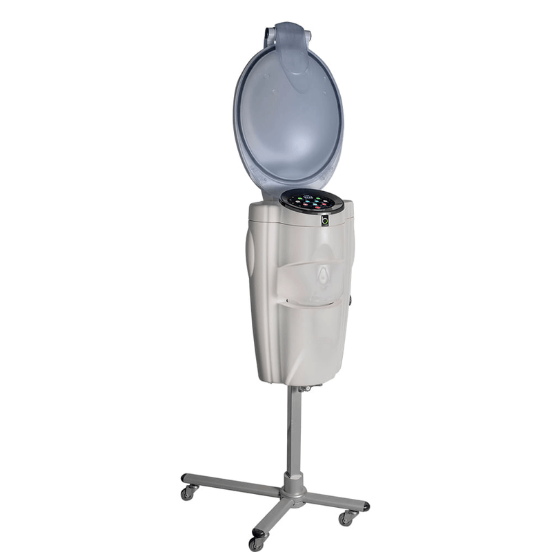 Vaporizador-Ozono-Doble-3928-I-color-blanco-y-base-con-ruedas-para-mover-facilmente