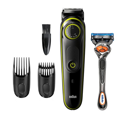 Braun Bt3241 Blk/Vtgrn + Rzr Box