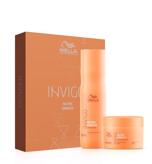 Pack Wella Invigo Enrich Shampoo + Mascara