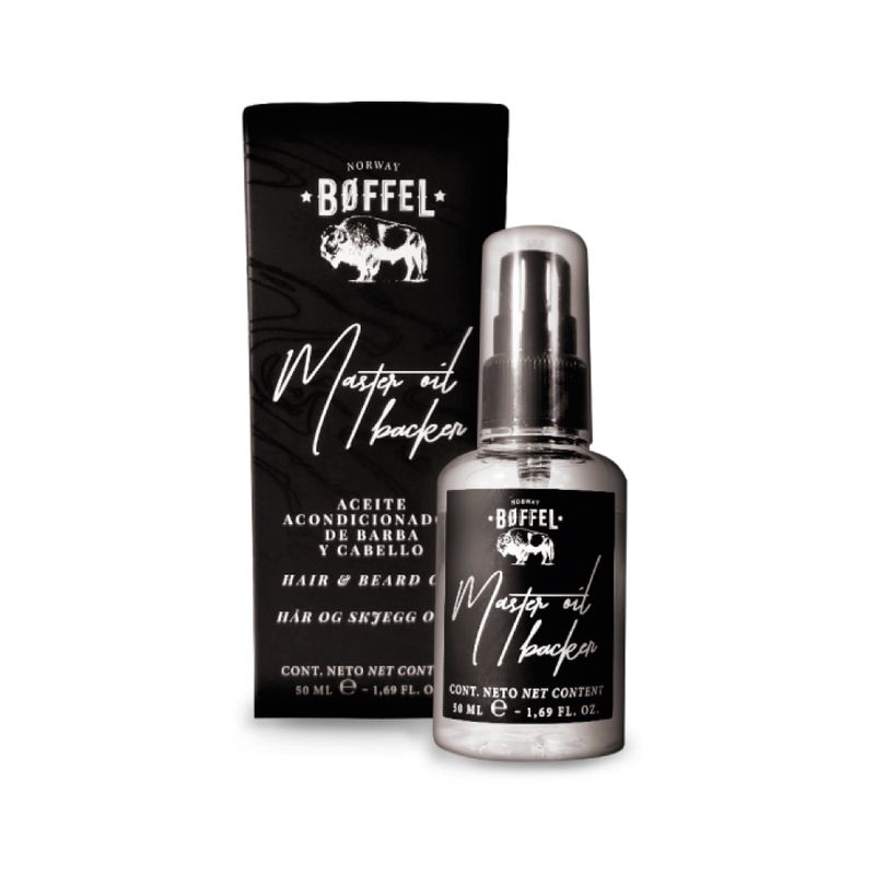 Combo Boffel Aceite Hair Beard 50ml + Shampoo Anti Hair Loss 250ml