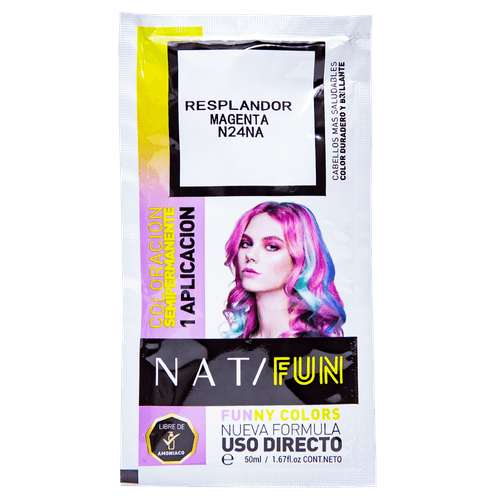 Nat Kit Fun Magenta Glow 50G Sachet