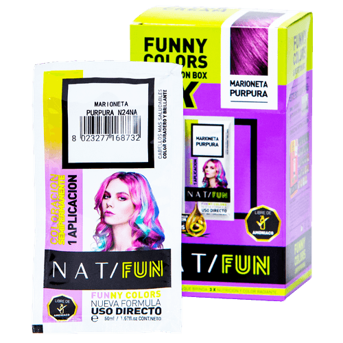 Nat Fun Puppet Purple 50G Sachet