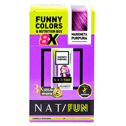 Nat Fun Puppet Purple 50G Sachet