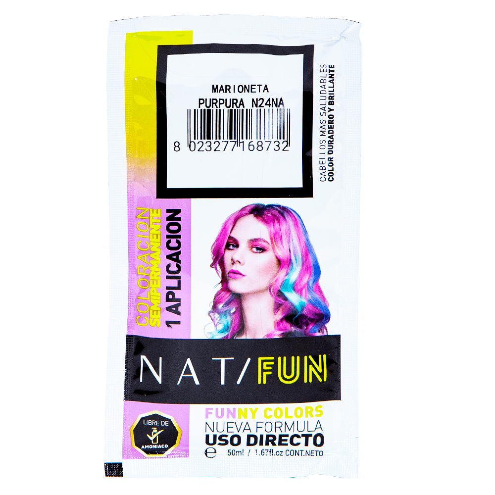 Nat Fun Puppet Purple 50G Sachet