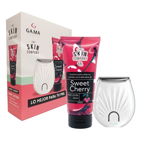 Combo Afeitadora Gama Tiny Go Usb + TSC Crema Corporal Cereza 200ml