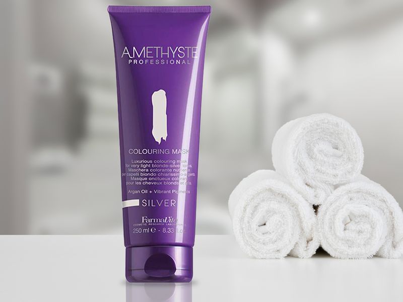 CCCCR0000000061 AMETHYSTE COLOURING MASK - SILVER 250 ML con fondo