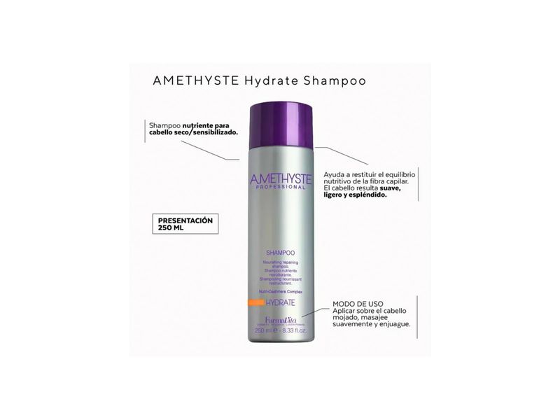 CCCSH0000000286 5 AMETHYSTE HYDRATE SHAMPOO 250ML