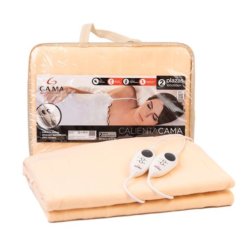 Calienta Cama Polyester Doble Control Digital