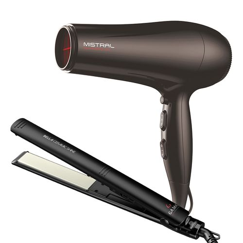 Combo GA.MA Alisador Bella Shine + Secador Mistral Tourmalin