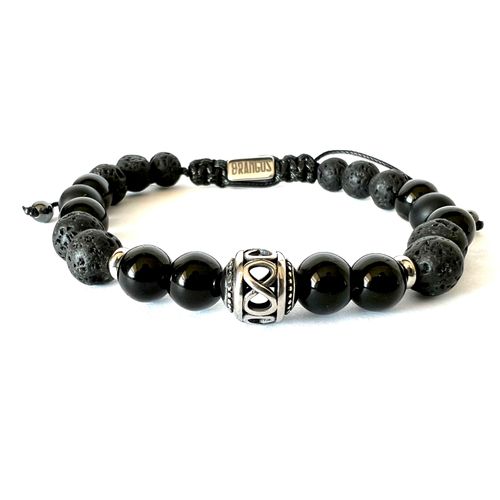 Pulsera Piedra y accesorio acero