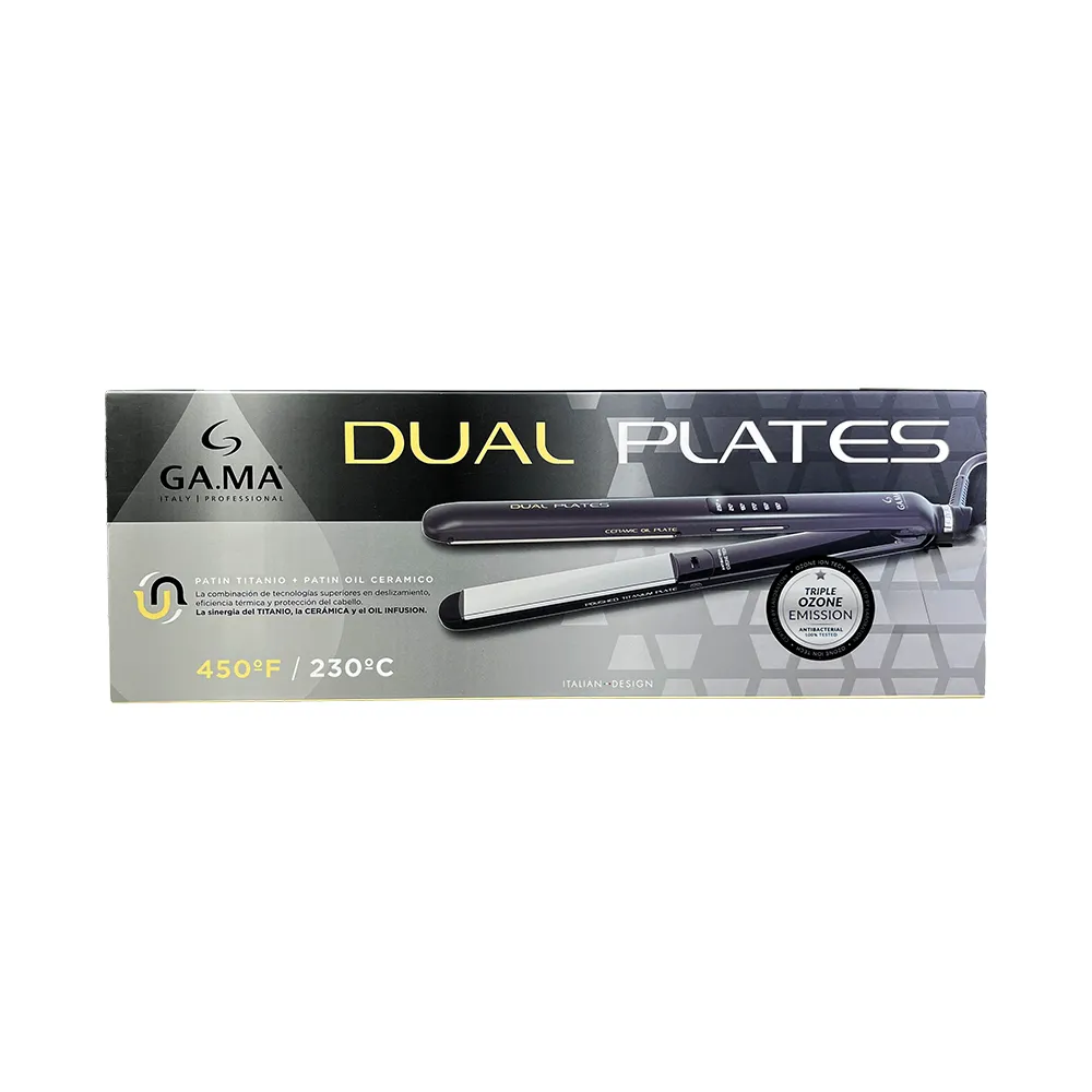 Dual Plates Plancha Gama Italy Para Cabello PLANCHA LED DUAL