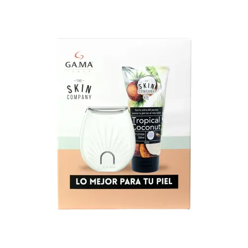 Combo Afeitadora Gama Tiny Go Usb + TSC Crema Corporal Coco 200ml