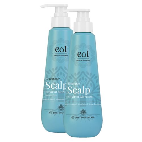 COMBO EOL Scalp Elixir of Morocco – Shampoo + Acondicionador 250ml