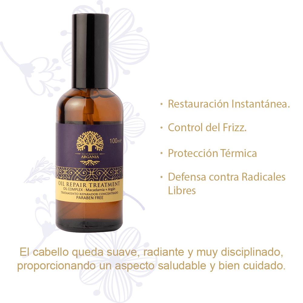 Tratamiento Reparador con Aceite de Argán y Macadamia - TUA