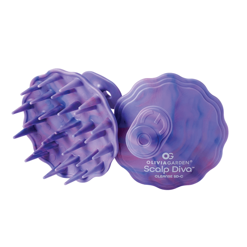 Cepillo OG Scalp Diva Limpiador Morado