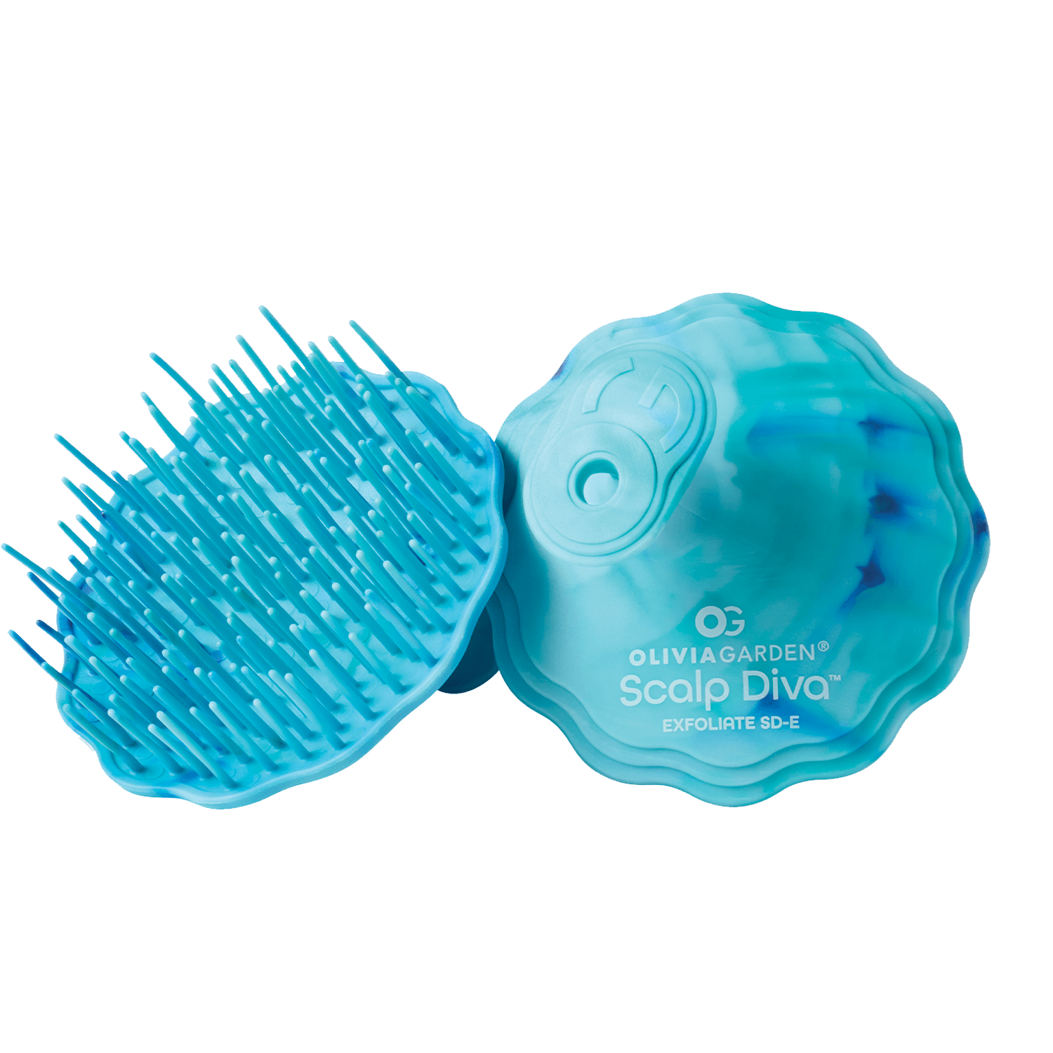 Cepillo OG Scalp Diva Exfoliante Azul