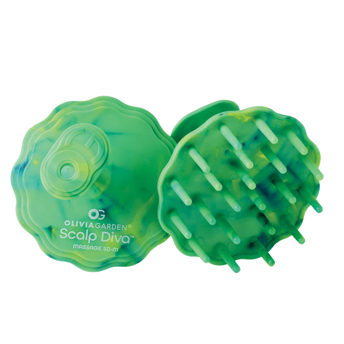 Cepillo OG Scalp Diva Masajeador Verde