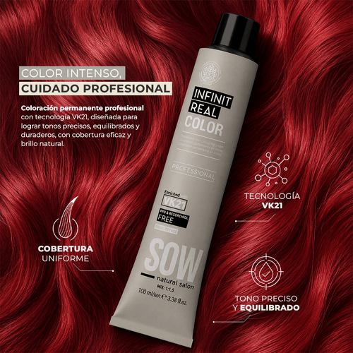 Boosters Sow Infinit Real Color Red 100ml