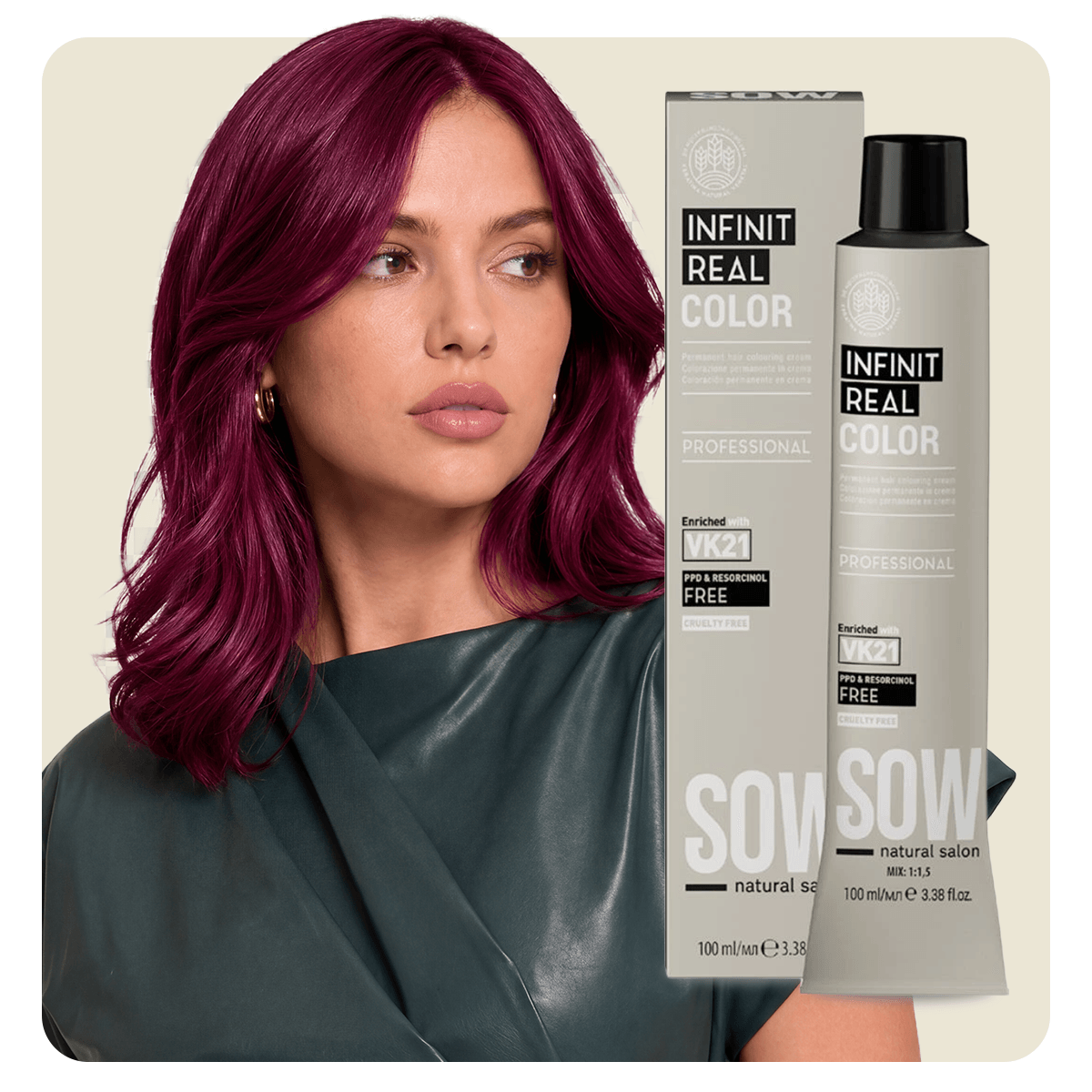 Boosters Sow Infinit Real Color Violet 100ml