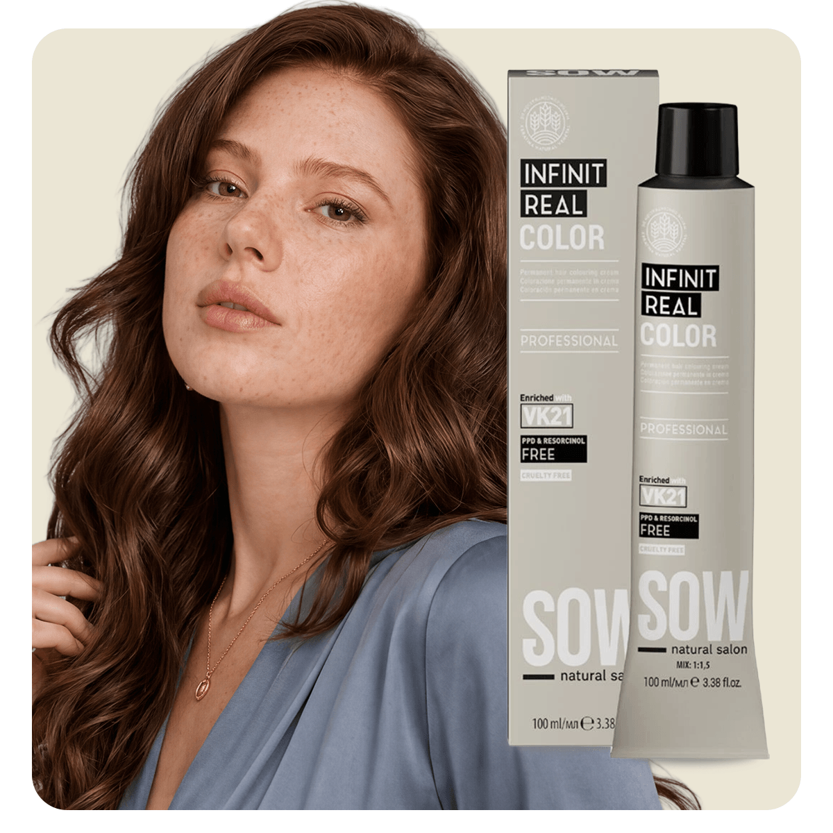 Mystic Browns Sow Infinit Real Color 6.35 100ml